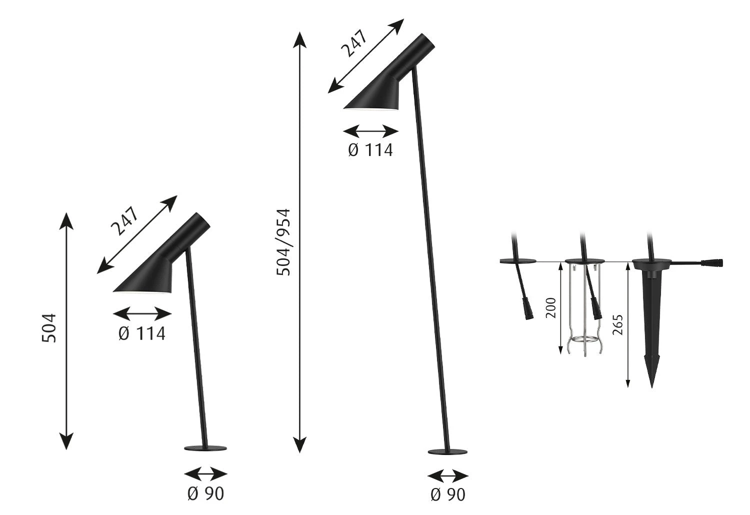 Louis Poulsen AJ Garden Bollard 9 Louis Poulsen AJ Garden Bollard - Image 9