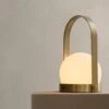 Menu Carrie Table Lamp, Brushed Brass